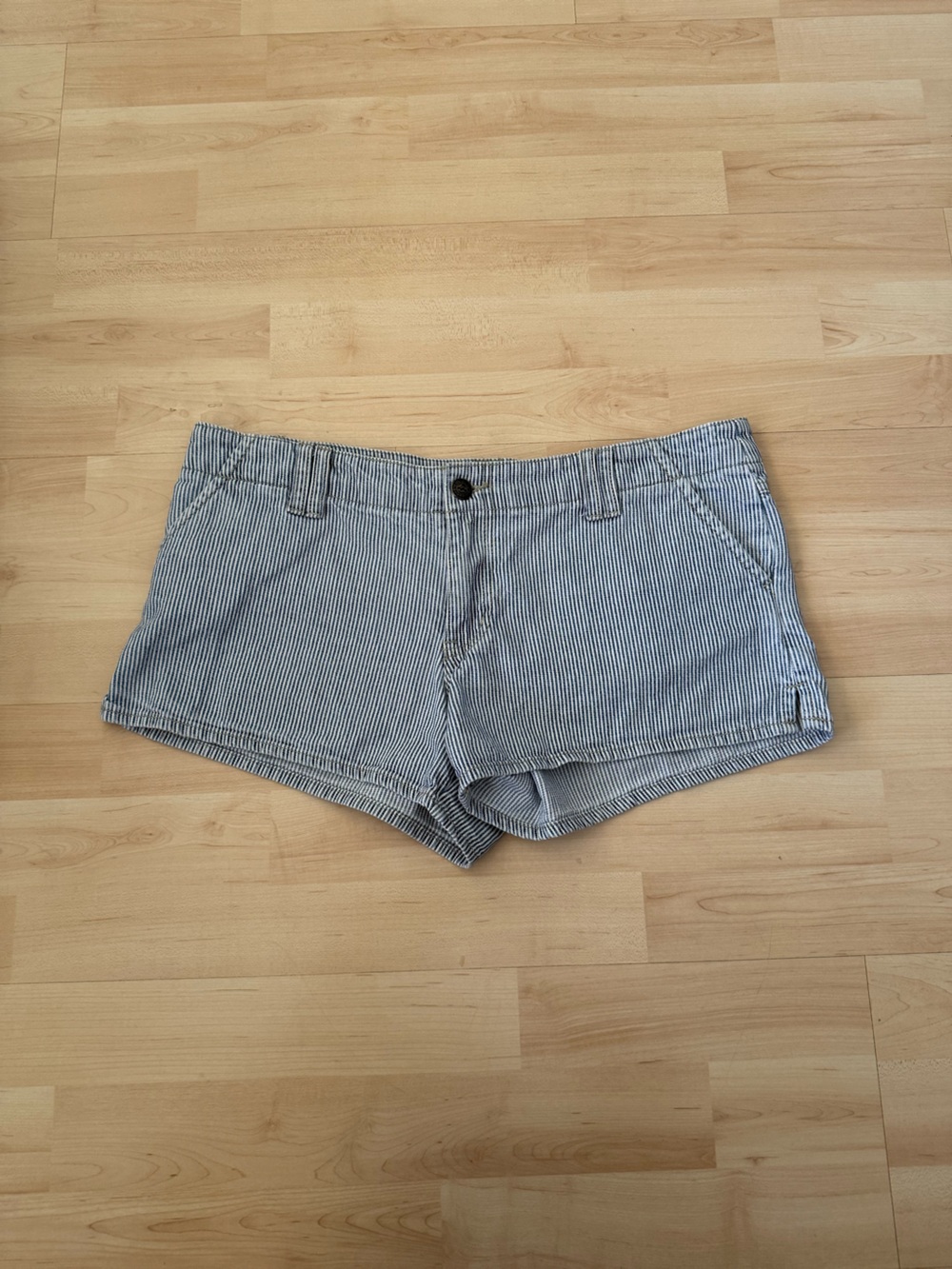 Billabong Blue and White Stripe Women’s Shorts